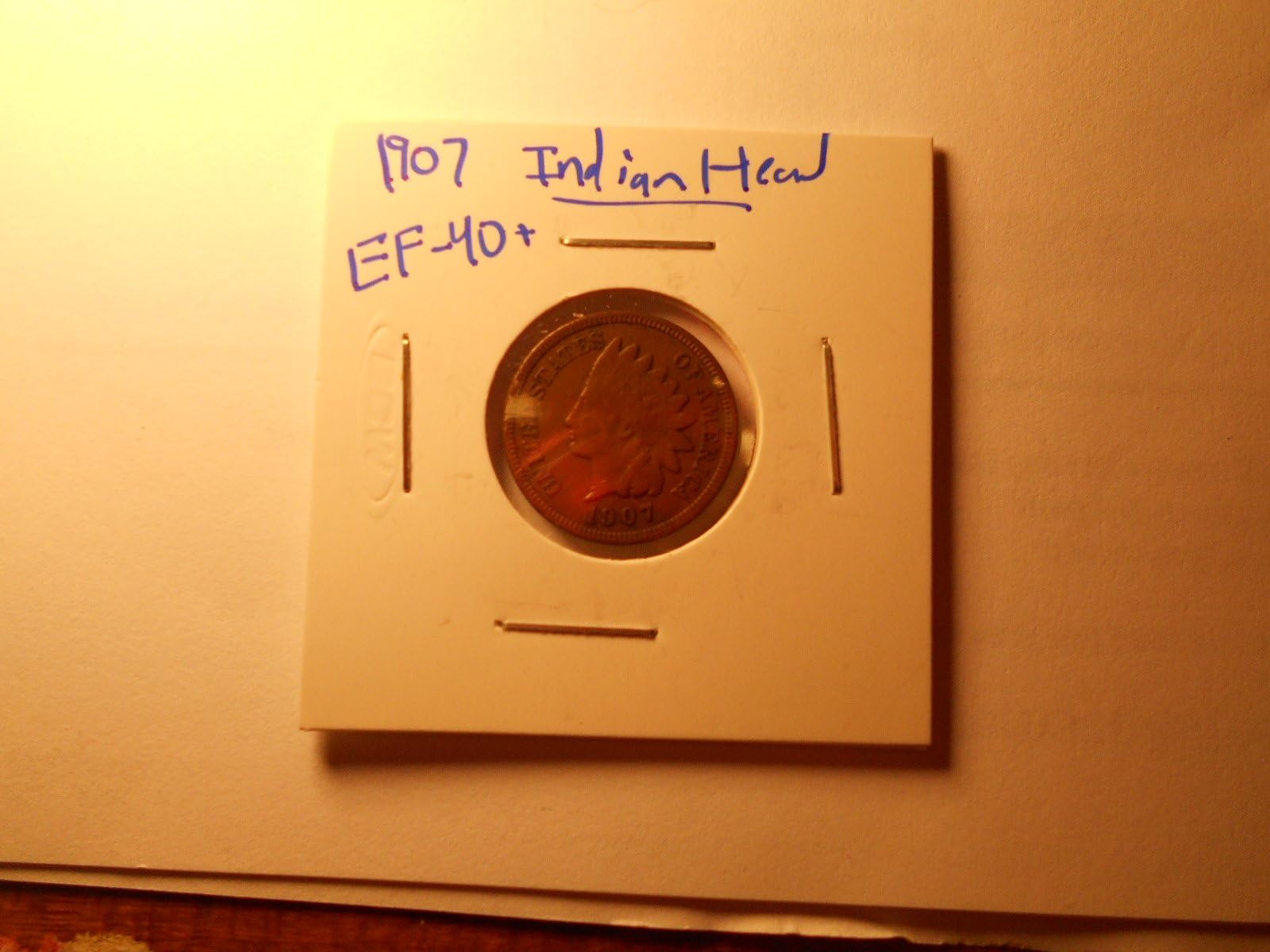 1907 U.S. Indian Head Cent / Penny Coin