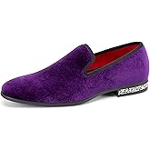JITAI Men's Dress Shoes - Casual Rubber & Leather Loafers for Men - Fashion Business Formal Wear