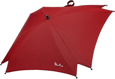 silver cross linen parasol