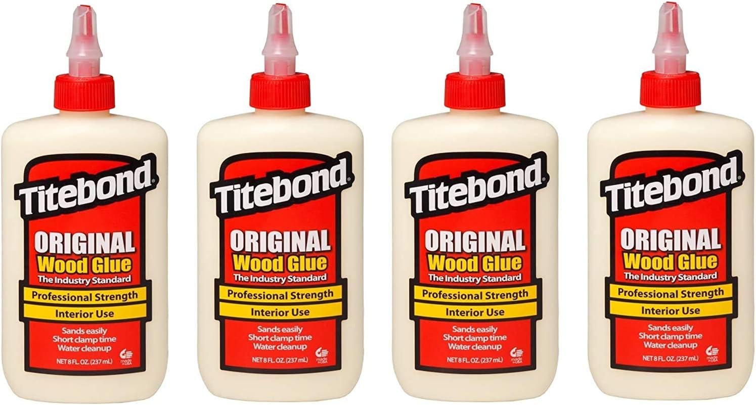Titebond 5063 Original Wood Glue, 8-Ounces, 4 Pack