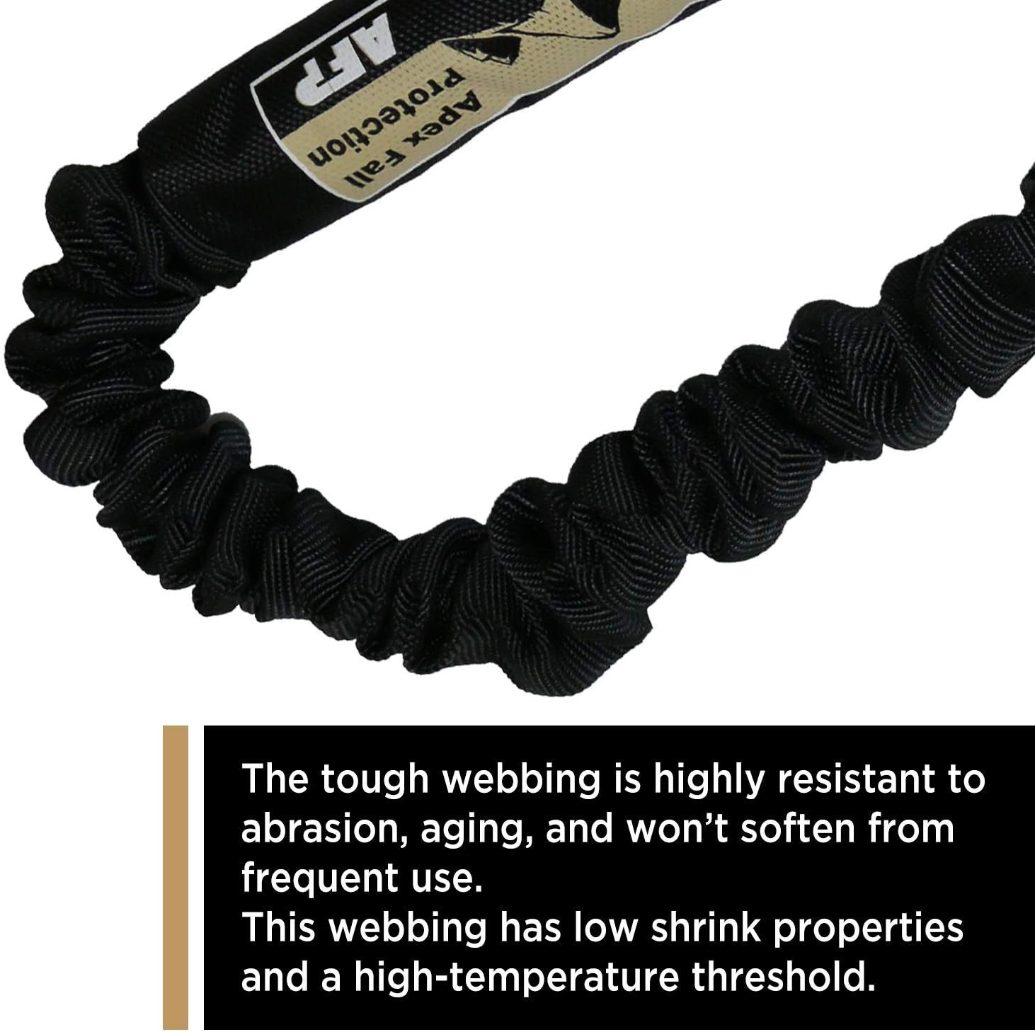 AFP 6FT Double Leg Internal Shock Absorbing Safety Fall Protection Lanyard with Dual Aluminum Pelican Rebar & Steel Snap Hook |Heavy-Duty Webbing | OSHA & ANSI Rated (Aluminum): Automotive