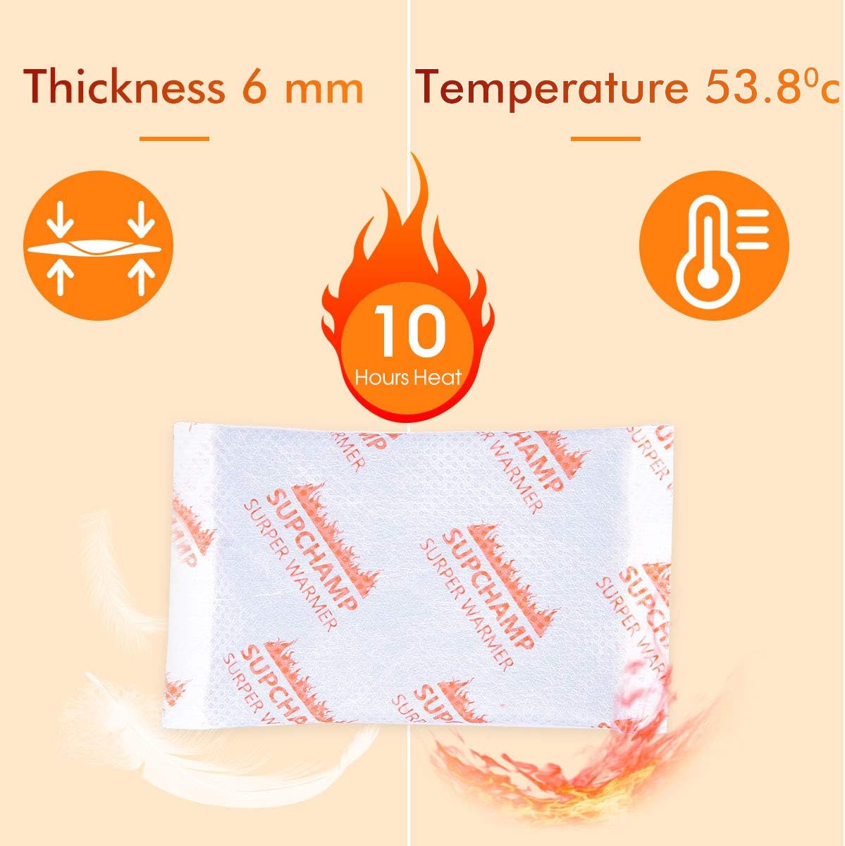 Hand Warmers Disposable, 24 PCS Pocket Hand Warmer, Handwarmers Up to 10 Hours of Heat, Hand Heat Pads for Sports Camping - Image 4