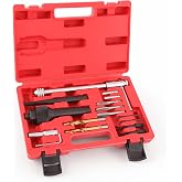 WAYCOJOY 16pcs Glow Plug Removal Tool Kit for Cylinder Heads | 8mm 10mm Damaged Glow Plug Extractor Repair Remove Tool Set