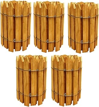 Gartenzaun aus Zedernholz, 40,6 cm H x 2,4 m, 5 Stück: Amazon.de: Garten