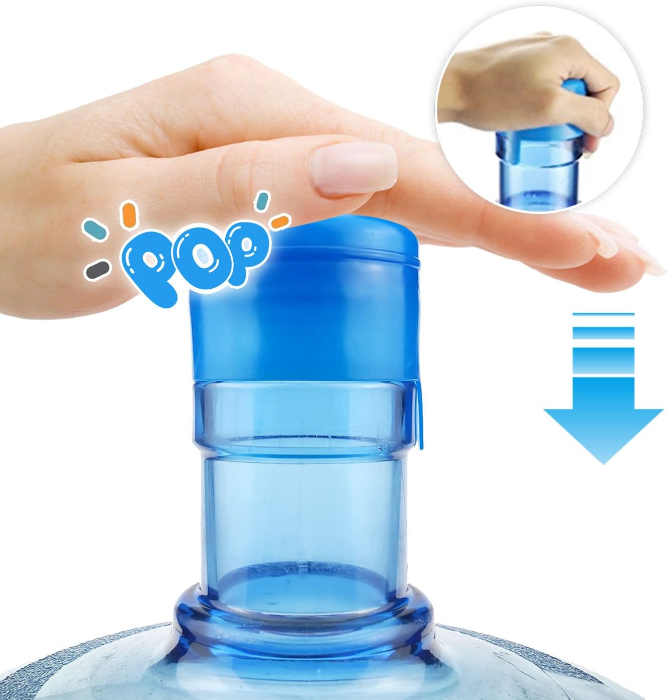 Home Kitchen Travel To Go Drinkware 3 5 Gallon Water Jug Cap Replacement Non Spill Bottle Caps Anti Splash Peel Pack Of Horeto Com