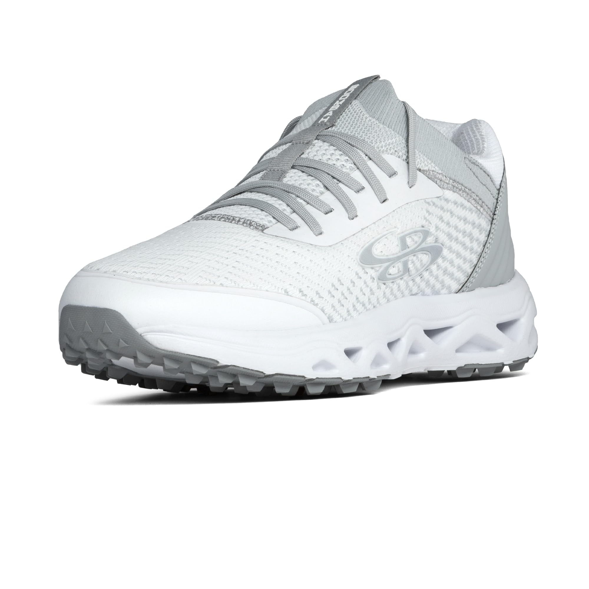 Boombah Men's Raptor Pureknit Blaze Turf White/Gray