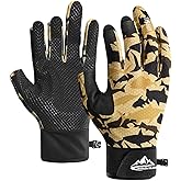 SUJAYU Fishing Gloves Men & Women, Anti-Slip & Breathable UPF Kayak Gloves, 3-Cut Fingers UV Gloves Ice Fishing Gloves Fly Fishing Accessories