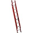 Louisville Ladder 16-foot Fiberglass Extension Ladder, 300-Pound Load Capacity, Type IA, FE3216