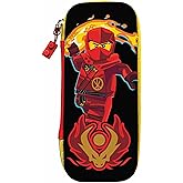IQ LEGO Ninjago Molded Pencil Case - Kai (53325), 1 Count, Black, For Office, School, College