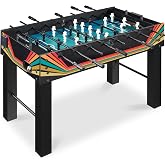 Best Choice Products Full Size 54 Inch Regulation Foosball Table for Home, Game Room - Includes 2 Balls, 2 Cup Holders