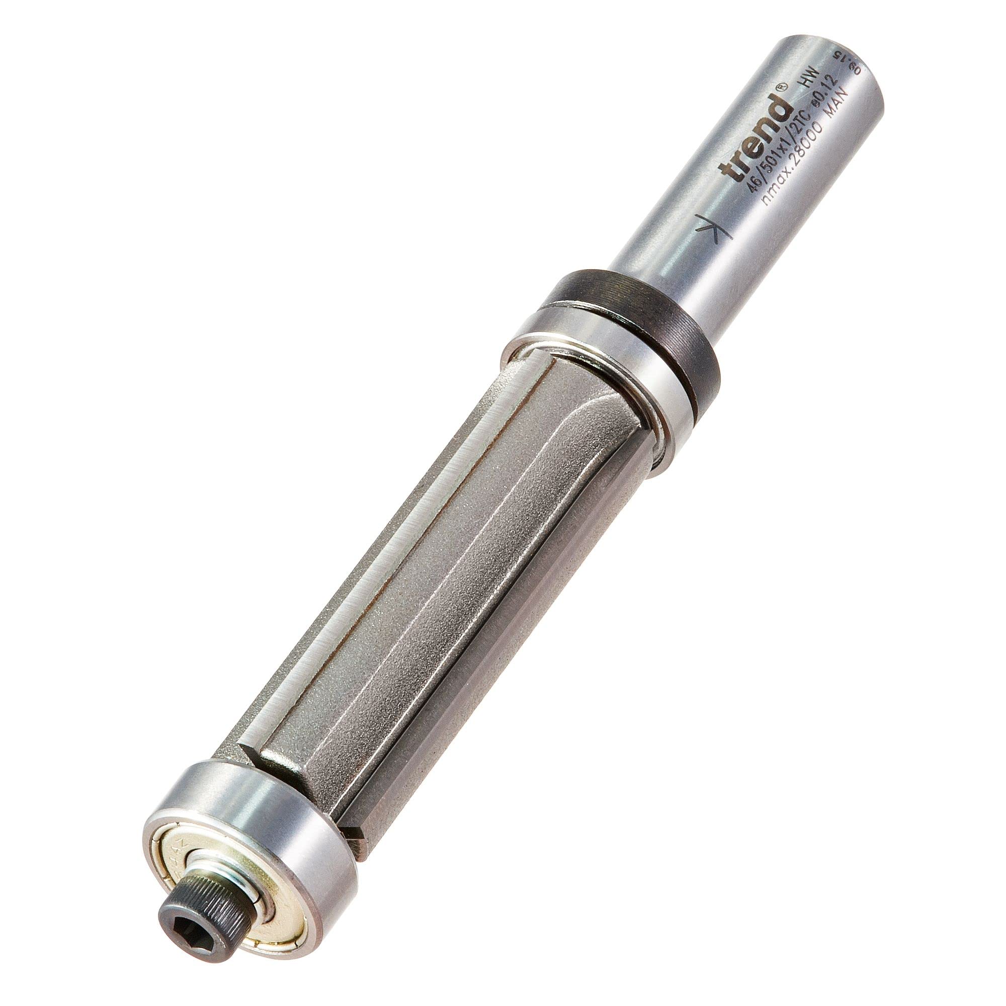 Trend Professional Double Guided Trim Profile Cutter, 19.1mm Diameter x 51mm Cut Length, 1/2 Inch Shank, Tungsten Carbide Tipped, 46/501X1/2TC — image 1