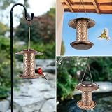 HouseSapp Solar Bird Feeder Outdoors Hanging 2.5LBs Metal Garden Lantern view 6