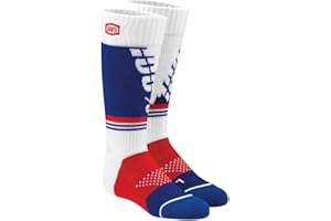 100% TORQUE Youth Thick Comfort Moto SockWhite