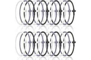 Soaoo 24/60 Pcs Jesus Bracelets Cross Silicone Bracelet Braided Stackable Rubber Wristband Silicone Jesus Jewelry Gift for Women Men