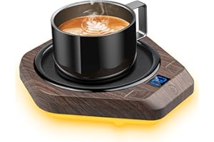 Coffee Mug Warmer, VBXBKC Smart Mug Warmer with 3 Temperature Settings, Auto Shut Off Electric Cup Warmer Tea Warmer Beverage Warmer Candle Warmer, Portable Cup Warmer for Office, Home Desk