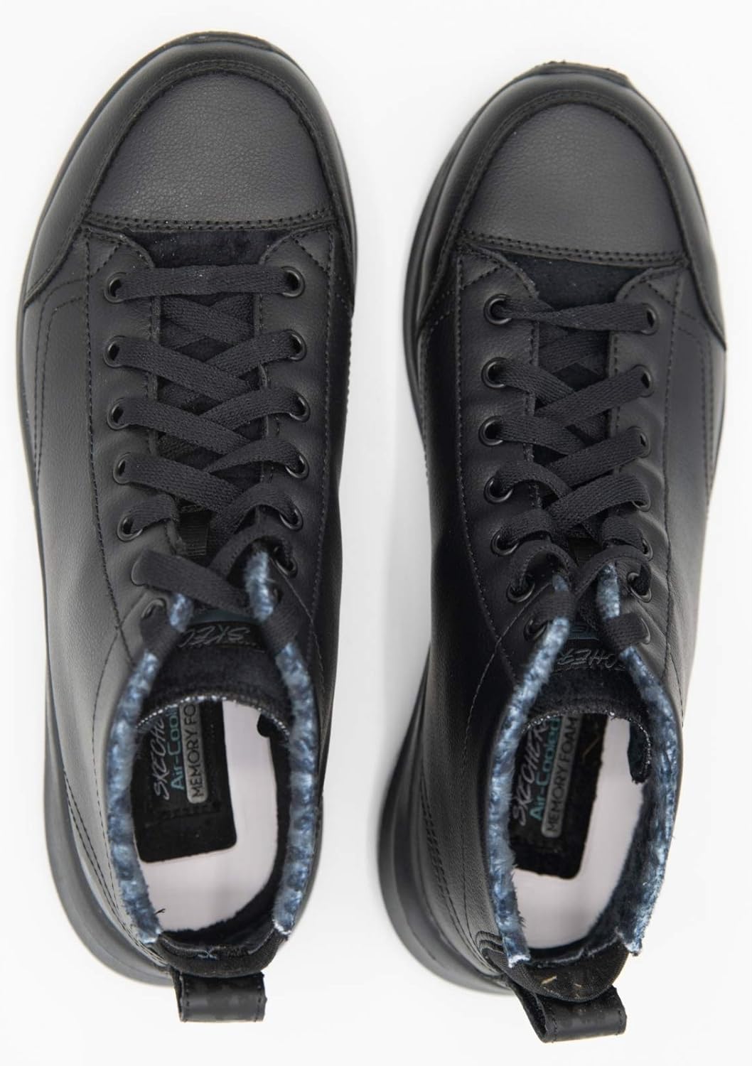 skechers hi top trainers