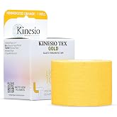 Kinesio Taping - Elastic Therapeutic Athletic Tape Tex Gold Light Touch - Kinmokusei Orange &ndash; 2 in. x 16.4 ft
