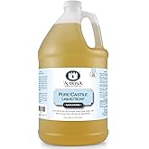 La Almona - Pure Castile Liquid Soap, UNSCENTED, 1 Gallon - Multipurpose: Hands, Face, Body, Laundry, Dishes & More - For Sensitive Skin, All-Natural Ingredients, Fragrance Free