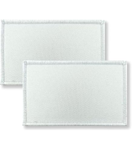 JBCD Confezione Da 2 Toppe Tattiche Con Bandiera Nera – Morbida Patch In Poliestere Con Supporto A Strappo Per Vestiti, Cappelli, Zaini - 2