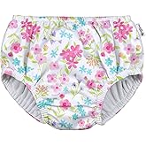 green sprouts baby girls Pull-up Reusable and Toddler Swim Diaper, White Flower Bouqet, 18-24 Month US
