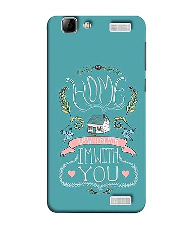 Printfidaa Home Is Wherever Am You Cerulean Blue Amazon In Electronics amazon in