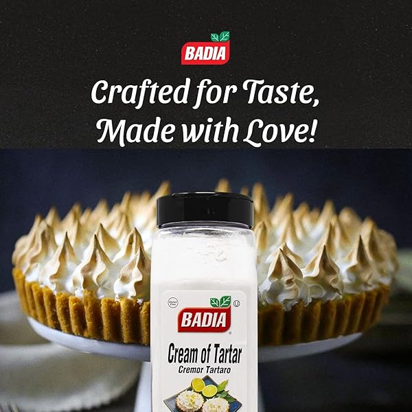 BADIA CREAM OF TARTAR, 2 POUNDS – PREMIUM BAKING STABILIZER & LEAVENING AGENT – IDEAL FOR FLUFFY MERINGUES, PERFECT BAKED GOODS