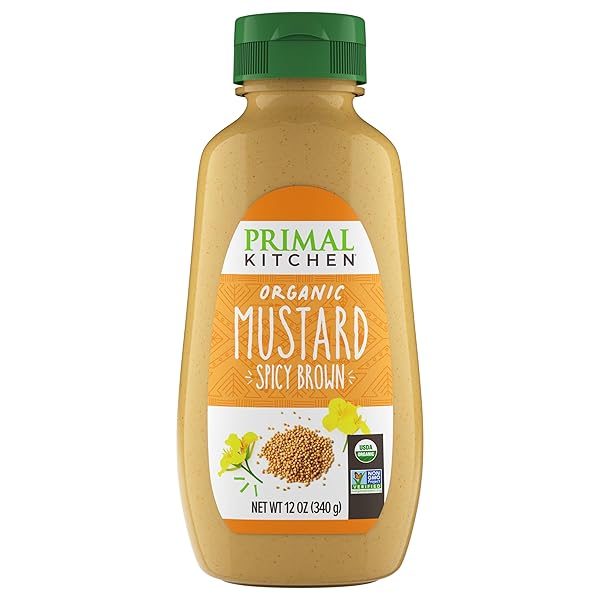 PRIMAL KITCHEN, SPICY BROWN MUSTARD, 12 OZ