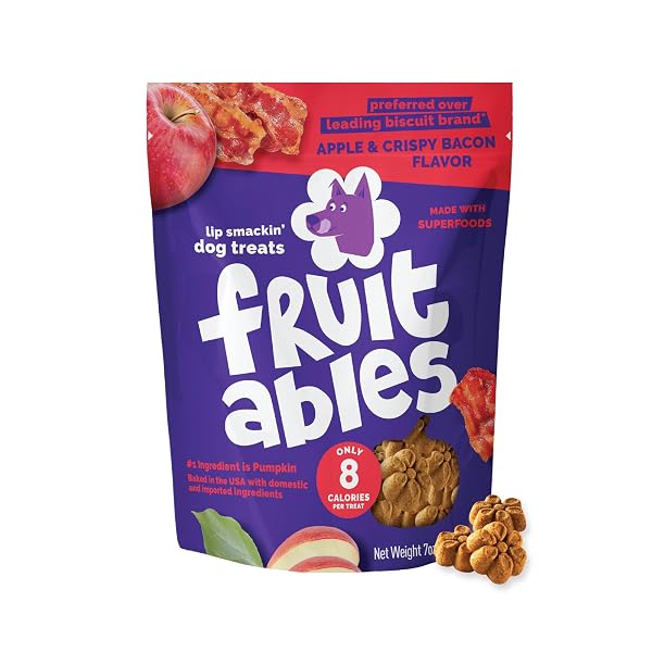 FRUITABLES BAKED DOG TREATS, PUMPKIN SNACKS FOR DOGS,...