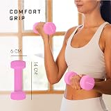 KG Physio Neoprene Dumbbells 1-10 kg Pair Anti-Roll Sweat-Resistant Set view 3