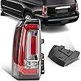 FOMIUZY Tail Lights Assembly Fit For GMC Yukon Yukon XL Denali SLT 2015 2016 2017 2018 2019 2020 Rear LED Taillight Brake Back Up Lamp Lens Cover Left Driver Side Replaces GM2800268 84536242 23380459