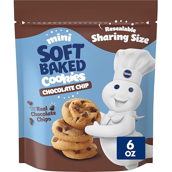PILLSBURY MINI SOFT BAKED CHOCOLATE CHIP COOKIES SHARING...