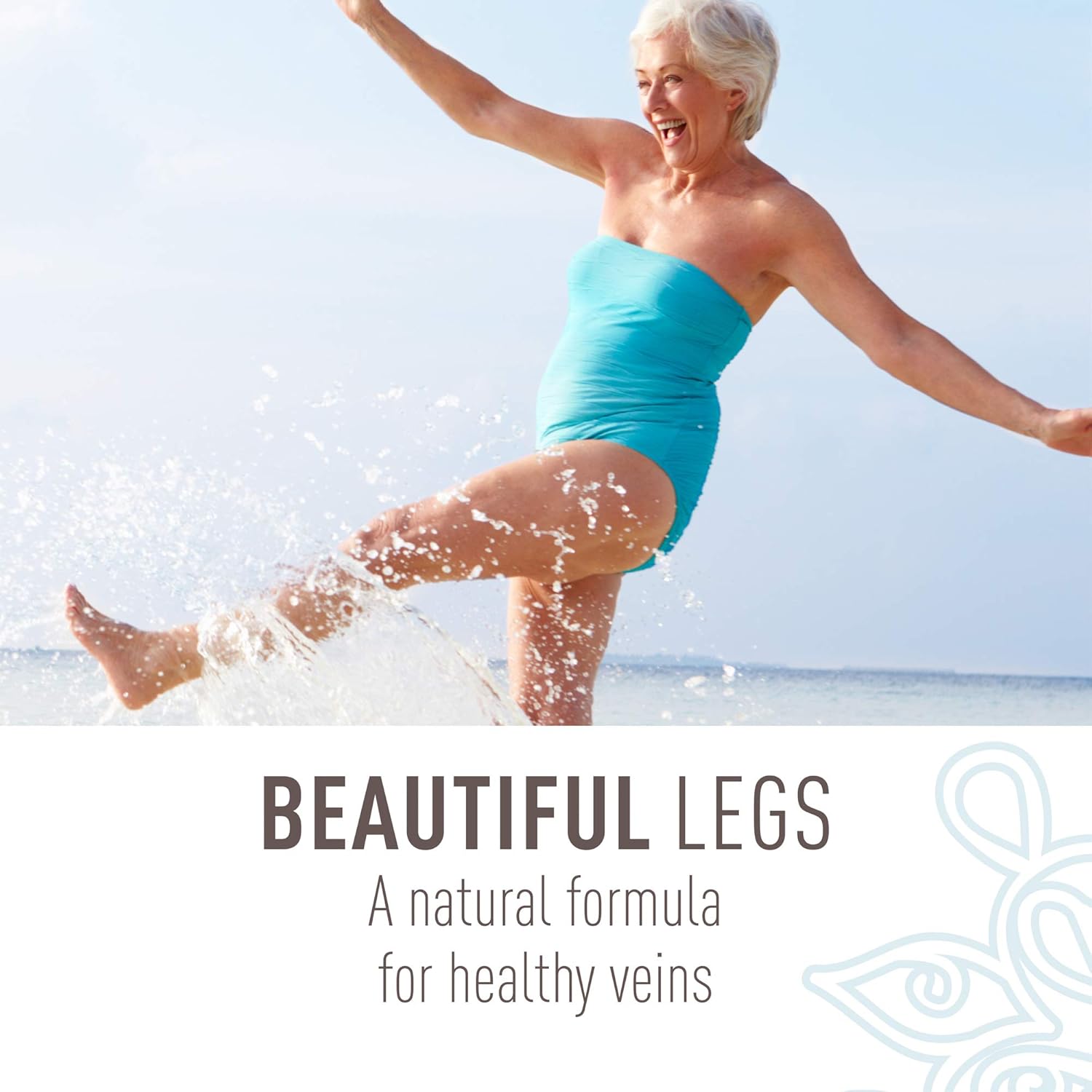 WomenSense VeinSense by Natural Factors, Beauty Supplement to Support Healthy Veins and Beautiful Legs, Vegan, Non-GMO, 60 capsules (20 servings): Health & Personal Care