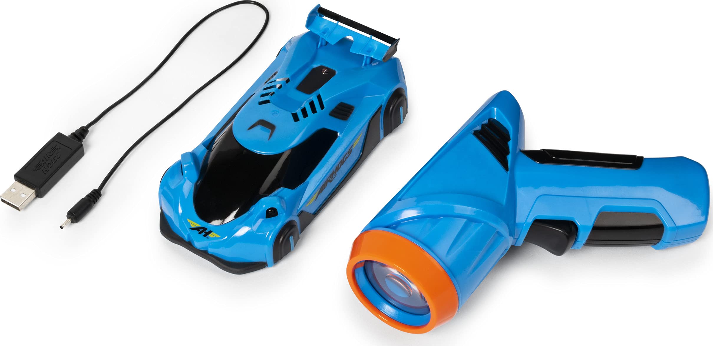 Air Hogs Zero Gravity Light, Light-Guided Wall Racer, Wall Climbing Race Car,Blue