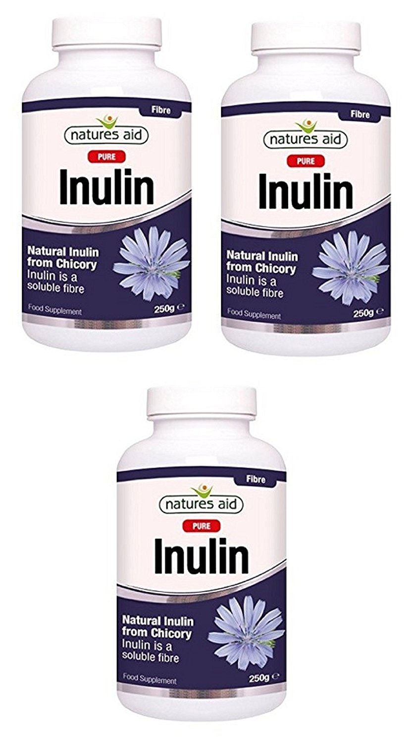 Natures Aid Pure Inulin 250g (Pack of 3)