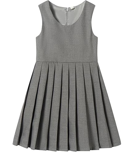 jumper dress pleated skirt Girls Preppy Style Cute Knee Length Sleeveless School Uniform Dress for Kids 5-16Y (Grey, 5-6 Years): Clothing, Shoes & Jewelry Size:0 US (32 EU) The French Toast girls 30% Margin Holiday season is upon