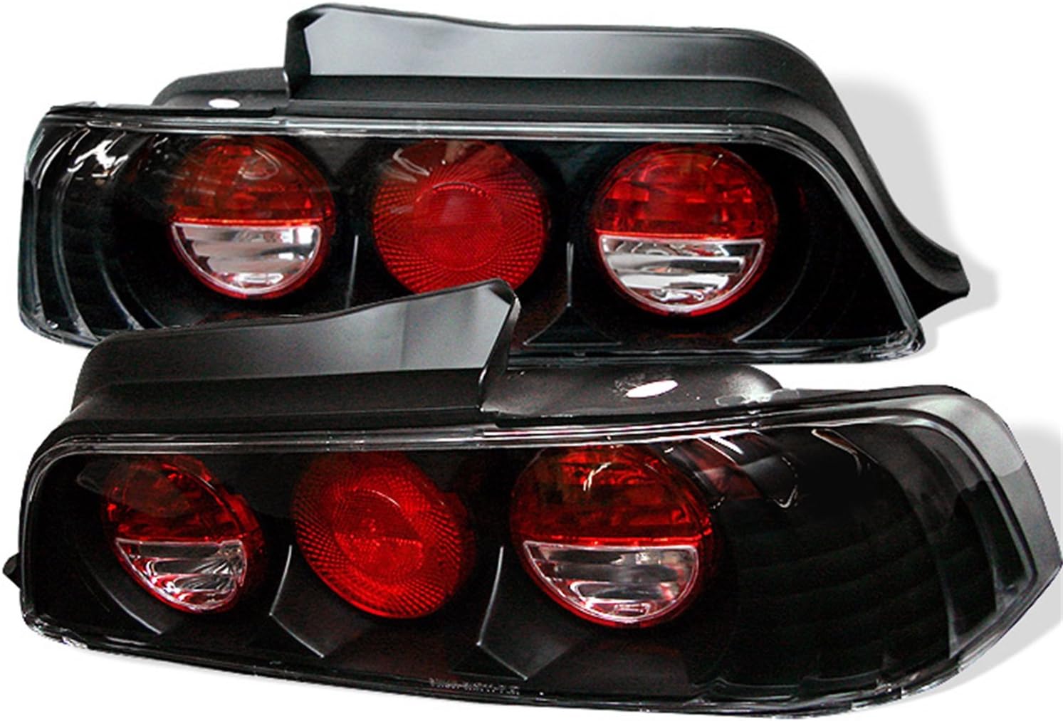 Amazon Com Spyder 5005274 Honda Prelude 97 01 Euro Style Tail Lights Black Automotive