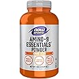 NOW Foods Sports Nutrition, Amino-9 Essentials™ Powder, Enhanced Protein Synthesis, Amino Acids, 330-Grams