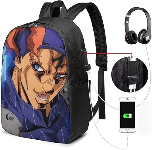 Amazon 桜ファッション バッグ 鞄 リュック ジョジョの奇妙な冒険 バックパック リュックサック 背負う 双肩バッグ スクエアリュック おしゃれ 桜ファッション メンズ