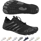 SIOSNETA Hike Barefoot Shoes for Women Men, Breathable Non-Slip Athletic Footwear, Wide Toe Water Shoes for Hiking, Non-Slip Neuropathy Shoes for Women Men, Grounded Comfort wear