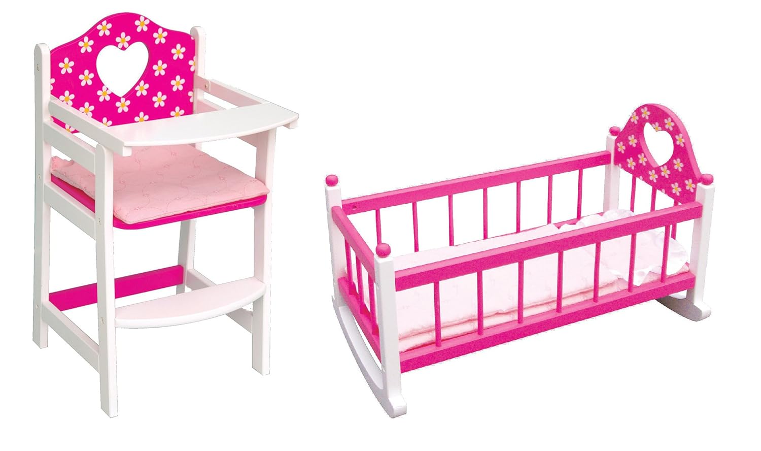 Wooden High Chair and Cradle Amazon.co.uk Toys & Games
