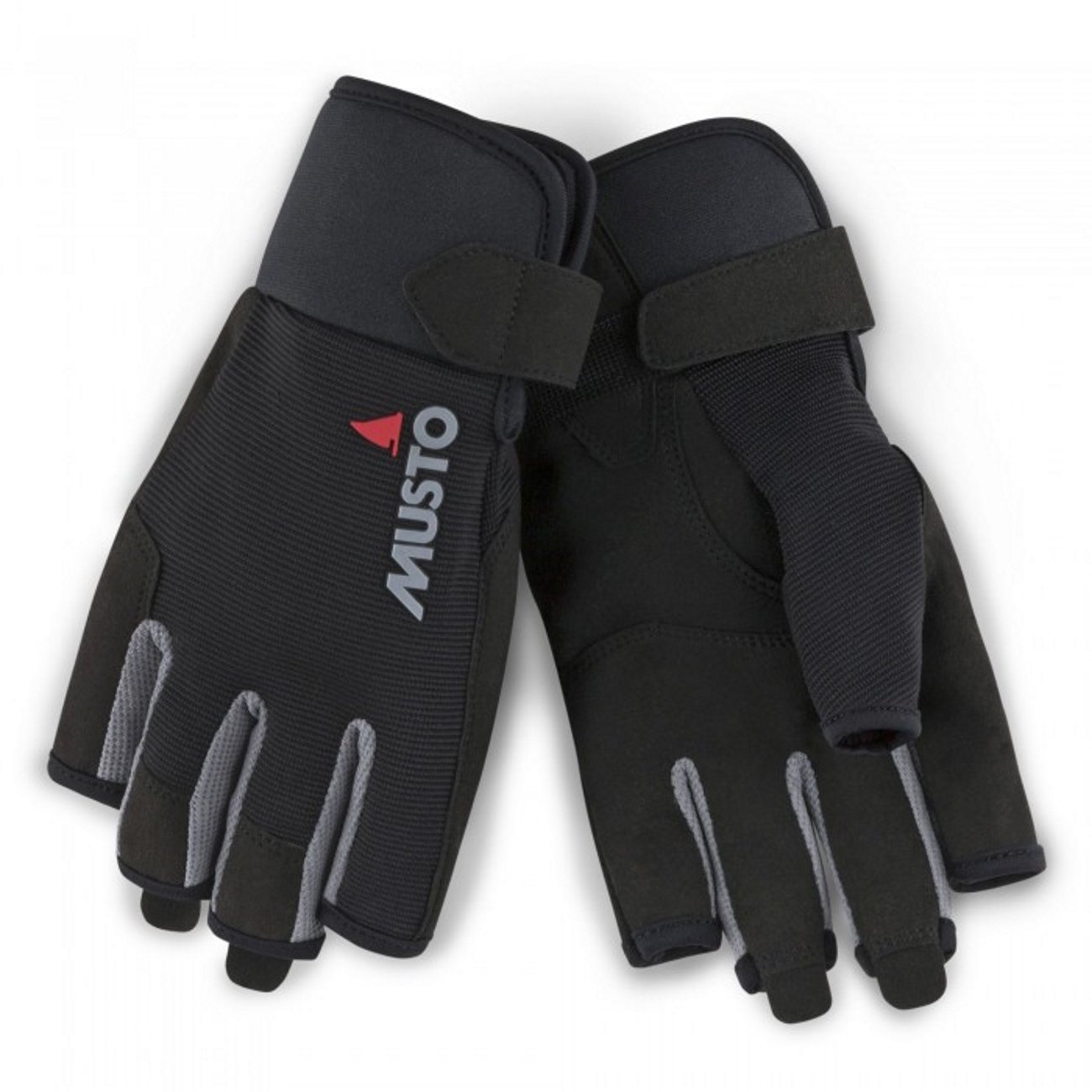 Musto Unisex Essential Sailing Short Finger Glove XL, 991 Black