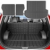 xipoqix 5 Seat Cargo Mat Compatible with 2021-2023 Santa Fe Cargo Liner Trunk Liner Backrest Trunk Mat Replacement for 2021-2023 Santa Fe Accessories