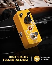 LEKATO Compressor Pedal, Yellow Comp Mini Portable