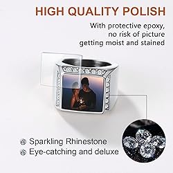 FindChic Personalized Class Rings for Men Signet