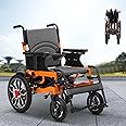 Electric Wheelchairs for Adults,20”Widen Seat Portable Power Wheelchairs,20 Miles Long Travel Range,All Terrain Motorized Wheelchair for Seniors,Folding Compact Wheelchair for Adults,Airline Approved