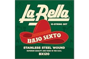 La Bella BX120 Bajo Sexto Mexican Bass Guitar String