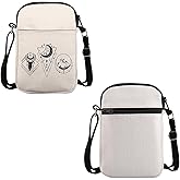 VAMSII Romance Book Inspired Gift Fantasy Book Fan Crossbody Bag Reader Reading Travel Bookish Merch