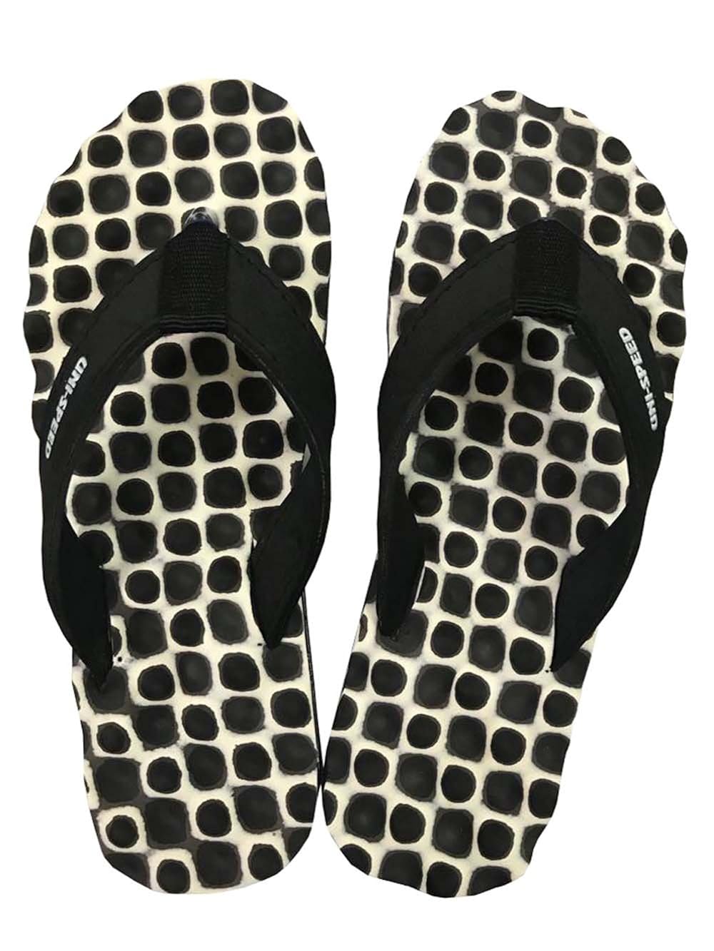 unispeed women's accupressure + foot massage slippers (doctor's choice)