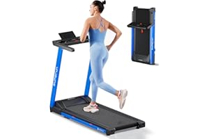 Superun Folding Treadmills for Home, 3.0HP Foldable Treadmill for Small Space, Portable Compact Treadmill, 12 Programs Built into Pitpat
