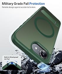 SIXBOX Magnetic for iPhone 16e Case, Built-in Stand